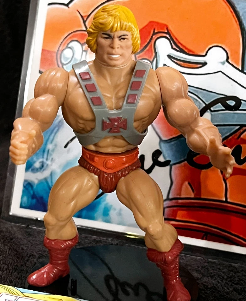 He-Man & Battlecat 1982 • Completo • Taiwán • Maestros del Universo de colección Foto 2 de 4