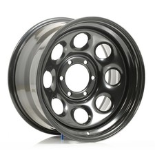 Cragar Soft 8 Black Steel Wheels 17x9 6x5.5 Bc Set Of 2 Cragar Soft 8 Black Steel Wheels 17x9 6x5.5 Bc Set Of 2