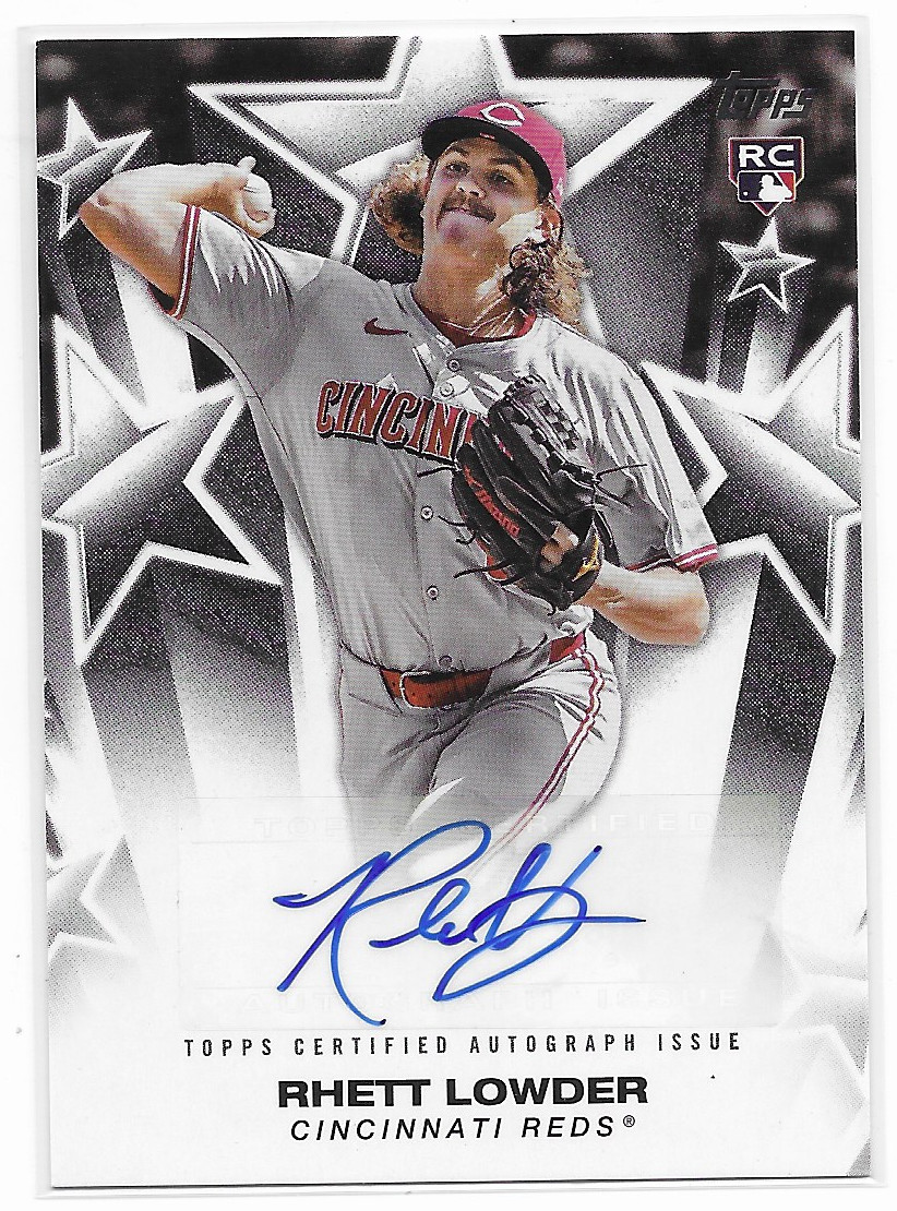 2025 Topps Baseball Stars Autographs #BSARL Rhett Lowder Cincinnati Reds RC