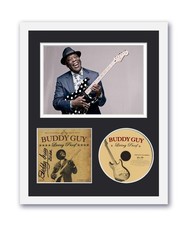 Buddy Guy Autographed Signed 11x14 Custom Framed CD Photo Living Proof ACOA
