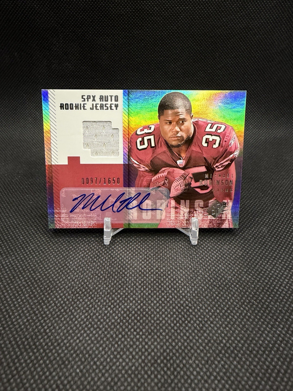 Michael Robinson Spx #211 Autograph