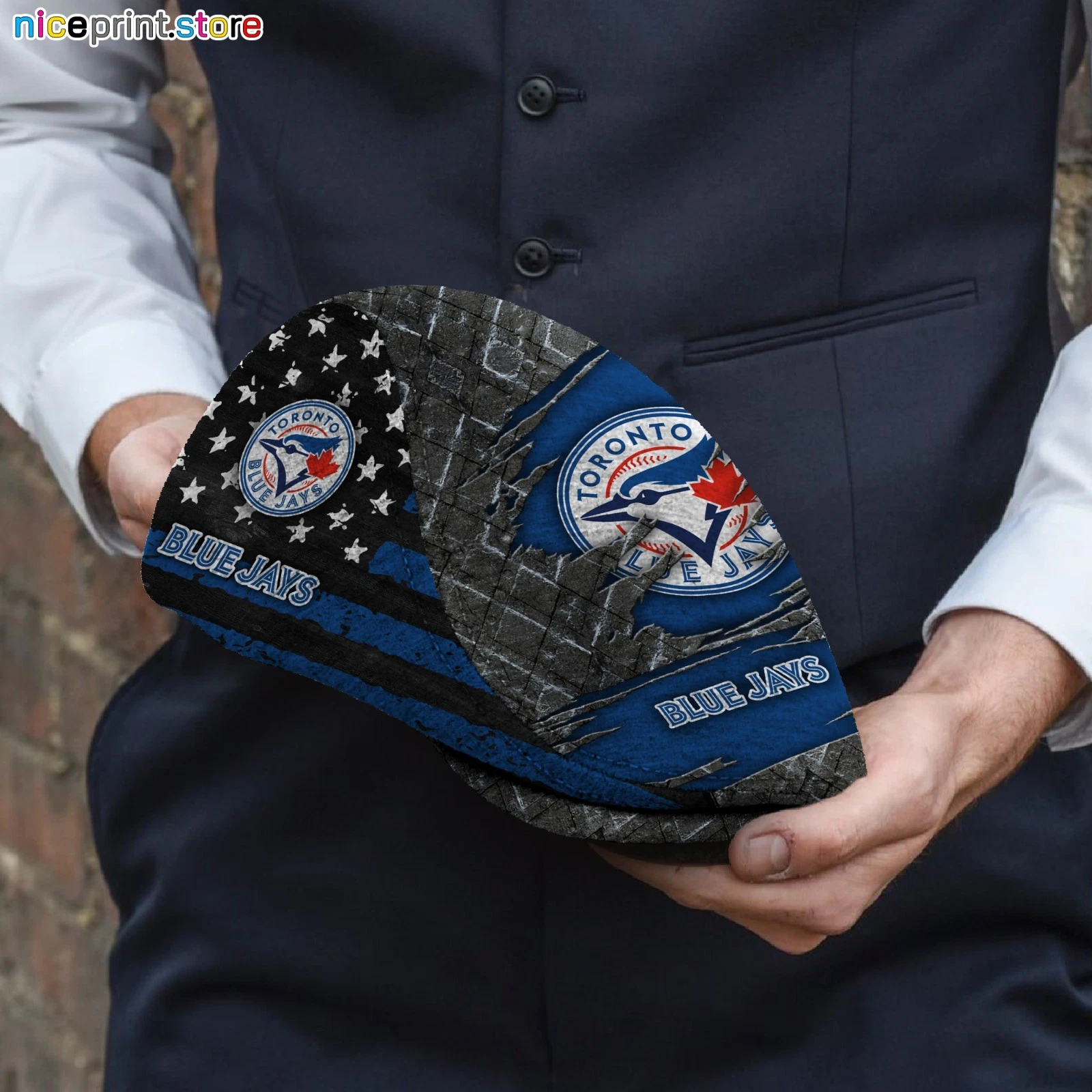 Toronto Team Blue Jays Jeff Cap Custom Jeff Cap Driving Cap Golf Cap