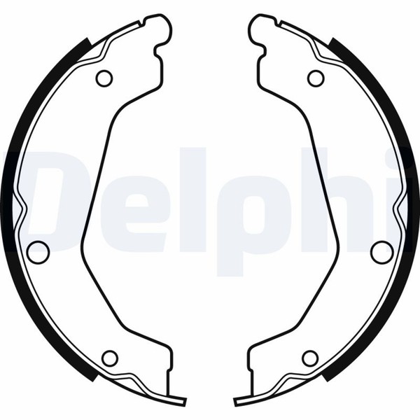 Bremsbackensatz Feststellbremse Delphi LS2085 FüR Terracan Hyundai HP 4WD Crdi-image