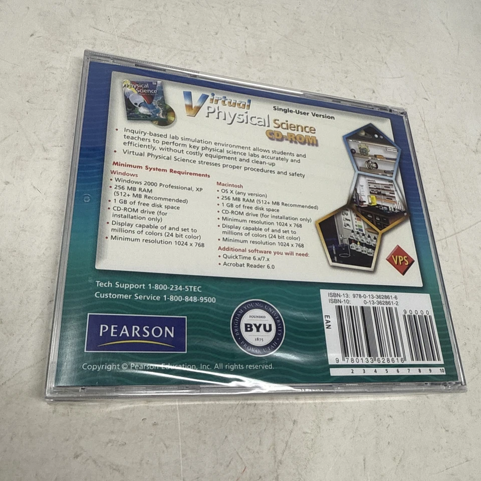 Prentice Hall Pearson Virtual Physical Science VPS CD-ROM Single-User Version - Image 4 of 4
