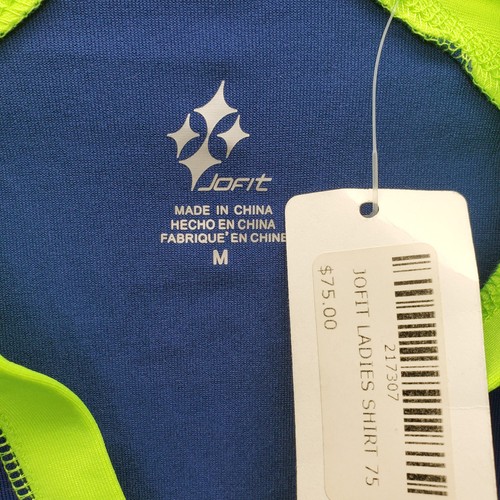 Jofit Golf Poloshirt Damen Medium Multi Kurzarm Kragen Meerblick CC Logo - Bild 7 von 9