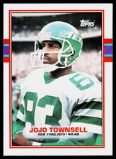JoJo Townsell, 1989 Topps, #234, New York Jets, Football Card