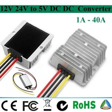 12V 24V to 5V 1A-40A DC DC Buck Converter Step Down Voltage Regulator Module