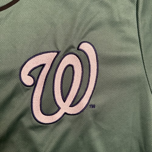 Washington Nationals Harry Potter Slytherin Jersey Adult Sz XL SGA Hogwarts NEW - Picture 2 of 7