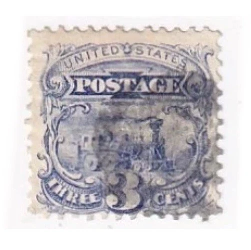 (x4) • 1869 USA Pictorial Issue Stamps #113-#114-#115-#117 ➤ SCV=$75.00 - Image 3 of 4
