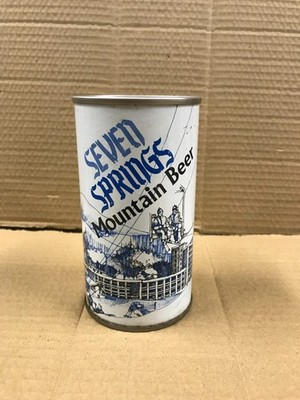 Vintage Seven Springs Empty Pull Top Beer Can