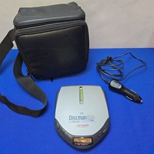 Sony Discman ESP CD Compact Player Mega Bass D-E307CK Works READ