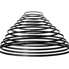 11pcs Turntable Belt Different Specifications Rubber Replace Black