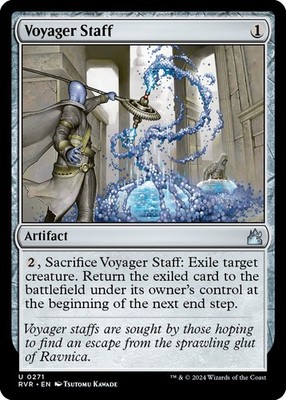Voyager Staff NM EN 271 Ravnica Remastered