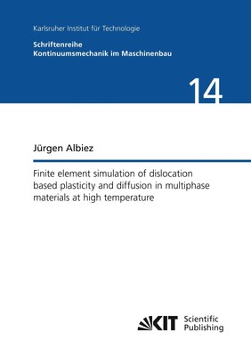 Finite element simulation of dislocation based plasticity and diffusion in multi