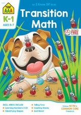School Zone School Zone Transition Math Grades K-1 Workbook Paperback 