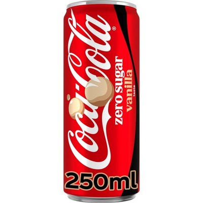 Coca Cola - Vanilla Zero Sugar - 24 x 0,25 Liter Dosen NL