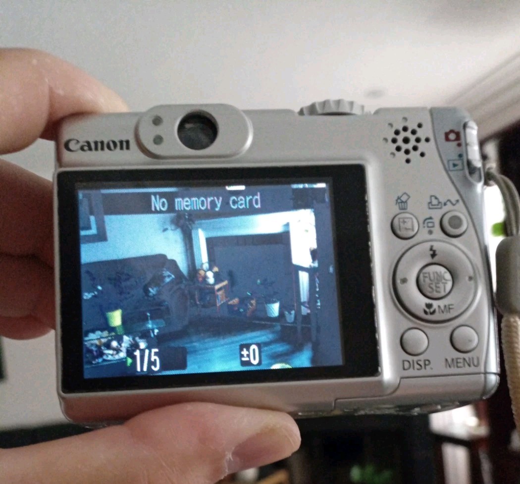 Canon PowerShot A540 6.0MP Digital Camera - Silver for sale online