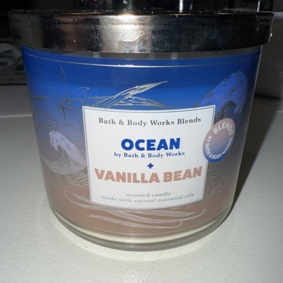 Bath & Body Works Ocean & Vanilla Bean Blend 3-Wick Candle