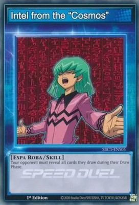 Intel from the ''Cosmos'' - SBC1-ENS05 - Common - 1st Edition - Near Mint