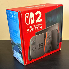 Nintendo Switch 2 Black 256GB 4K Hybrid Console w/ Dock & Joy-Con Controllers