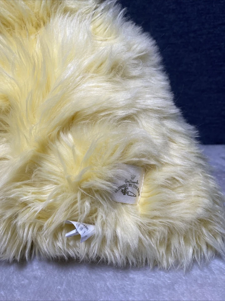 Vintage Hallmark Bunnies By The Bay Yellow Duck Plush Stripe Legs Green Shoes - Image 3 of 4