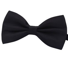 Formal Dog Bow Ties For Medium Large Dogs D114 100 Polyester Black Collar