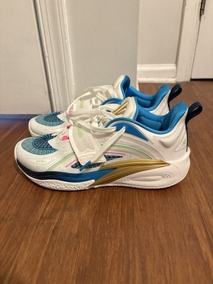 Anta Kai 1 Playoffs Pack Home White Men's Basketball Shoes Size 10.5 Used