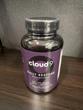 Cloud9 Daily Restore Liver Detox Supplement w/ Milk Thistle NAC B-Vitamins 90 Ct