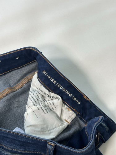 8 pairs American Eagle Women's Size 14 Short Jeans Various Styles Barley Worn ! - Picture 7 of 24