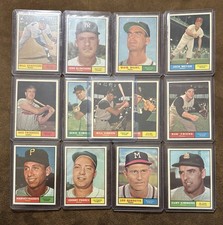 1961 Topps lot of 13 cards all ExMt+and Nm