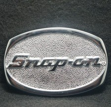 WH07118 NOS VINTAGE 1970s  SNAP-ON  TOOLS ADVERTISEMENT BRONZE BELT BUCKLE