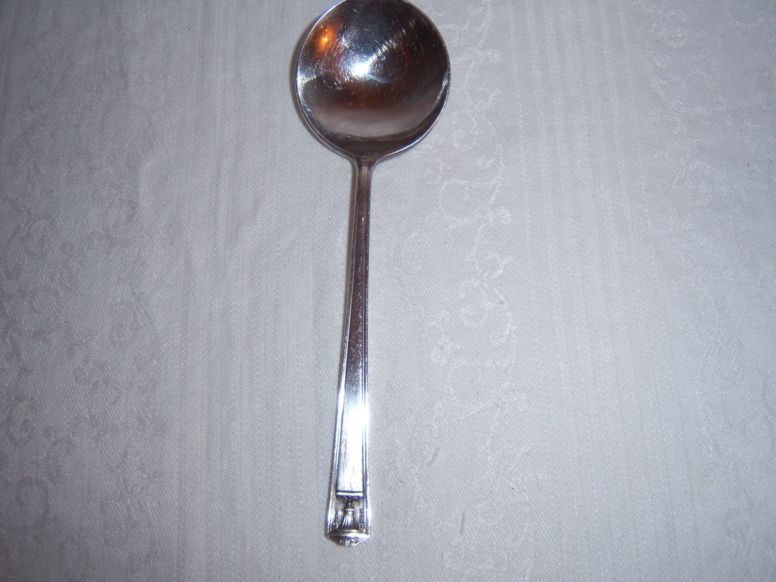 ANTIQUE VINTAGE HOLMES & EDWARDS 5.5" JELLY/SAUCE SPOON ~ CENTURY PATTERN ~ 1923