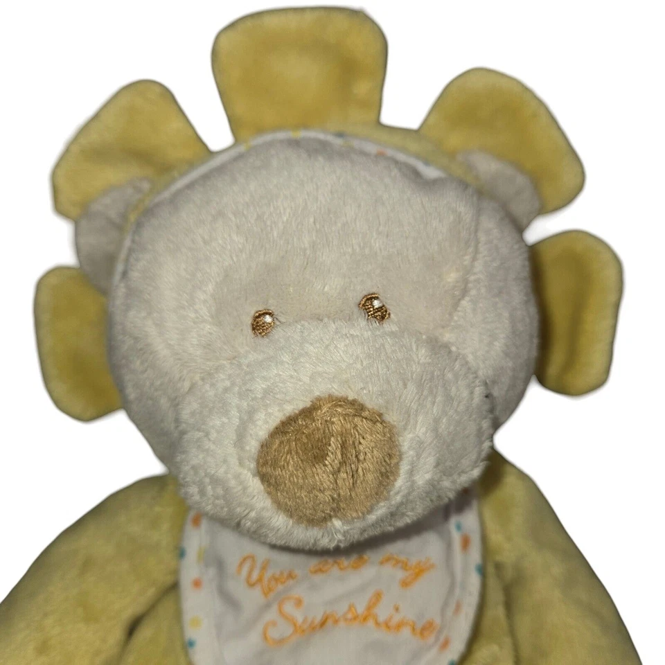 Baby Ganz urso de pelúcia Sunshine You Are My Sunshine bicho de pelúcia amarelo 11" - Imagem 2 de 4