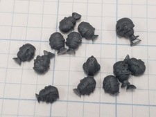 Space Marine ARMORY Bits Assault Intercessor Bare  Helmet Heads Lot AR02 40K