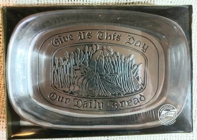 Wilton Armetale ''Give Us This Day Our Daily Bread'' Bread Serving Tray 601010 NEW