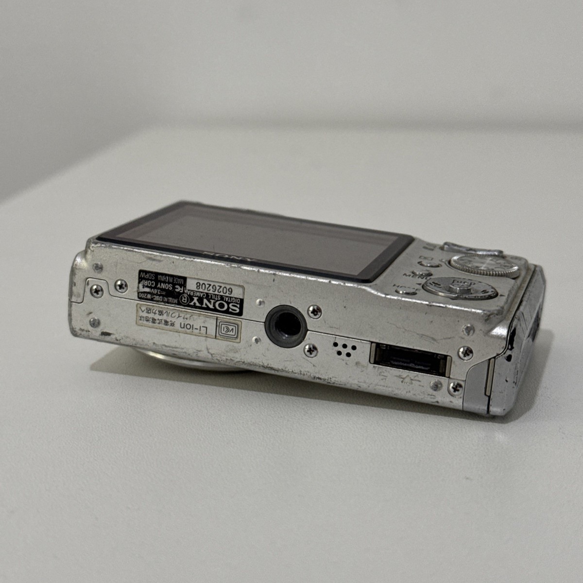 Sony Cyber-shot DSC-W200 12.1MP Digital Camera - Silver for sale