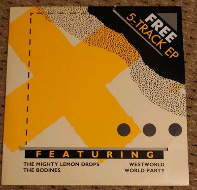  5-Track EP. Vinyl 1987 Westworld, The mighty Lemon Drops, Bodines, World Party