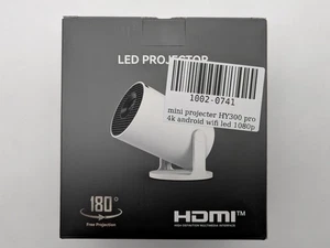 HY300 PRO 4K Projecteur Android 11 Double Wifi6 1080P Home Cinéma