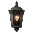 Outdoor Sensor Wall Light Half Lantern Security PIR Garden Porch Lamp IP44