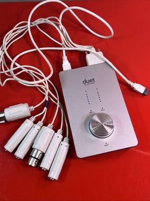 Apogee Duet Firewire Audio Interface with cords- 1st Gen + Cables - Tested