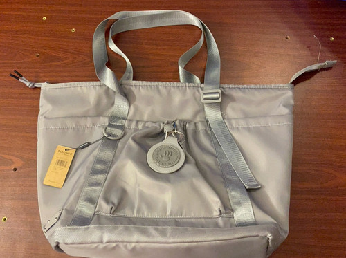 *NEW* Bearpaw Women's Large Tote Bag Waterproof Nylon Tote - Grey