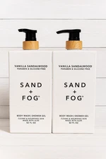 SAND + FOG 2 PACK! Vanilla Sandalwood Body Wash & Shower Gel W/ Aloe – 32 Oz. EA