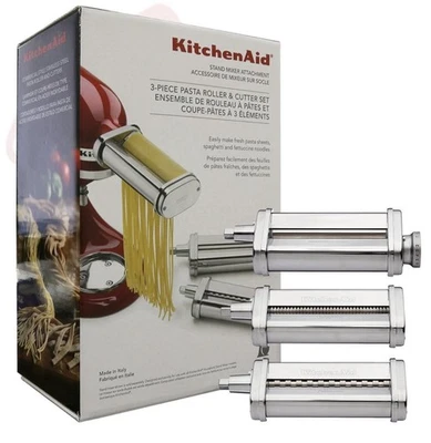 KitchenAid KSMPRA 3 Piece Pasta Roller and Cutter Set *AUTHENTIC* *BRAND NEW* - Image 1 of 4