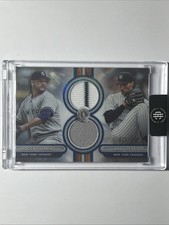 2024 Topps Tribute Dual Relics Blue - Roger Clemens & Andy Pettitte #022/150
