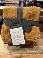 Threshold 4pc Quick and Dry Hand Towels and Washcloths- Gold