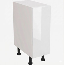 Fully Assembled Kitchen 200mm Base Unit Gloss White Cabinet