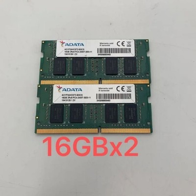 ADATA 16GB×2 PC4-2400T-SE0-11 2RX8 DDR4 Laptop Memory Modules Tested