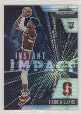 2021-22 Panini Prizm Draft Picks Instant Impact Hyper Ziaire Williams #13 0y59