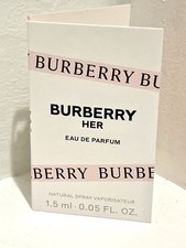 BURBERRY HER Eau De Parfum Spray WOMEN 0.05 Oz / 1.5 ml NEW SAMPLE SIZE