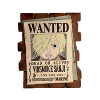 One Piece Poster Wollte Sanji Money Box Spardose Plastoy